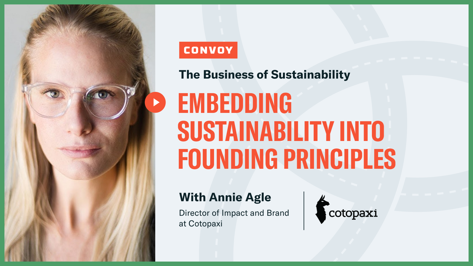 Embedding Sustainability Into Founding Principles | Convoy