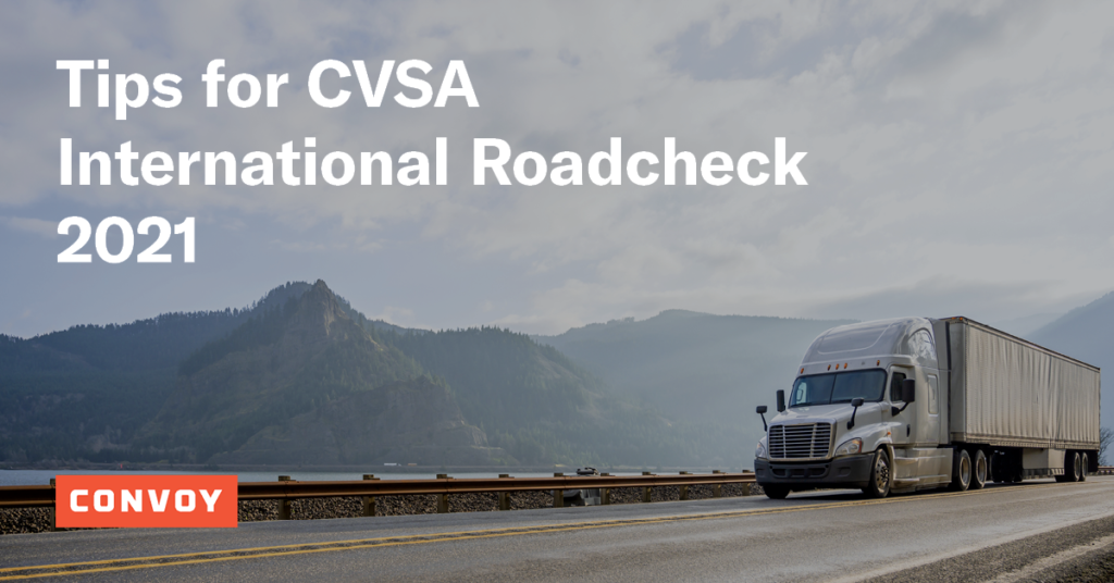 CVSA International Roadcheck 2021